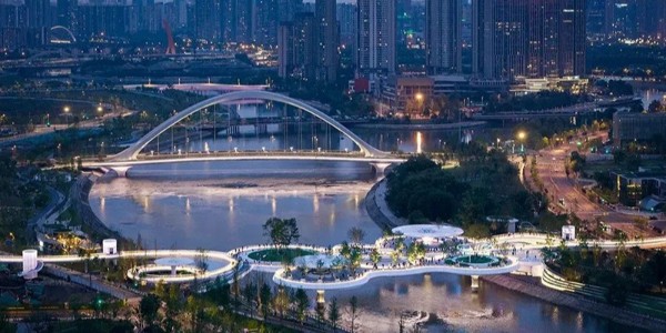 成都漂浮公園，一座橋，九種風(fēng)景